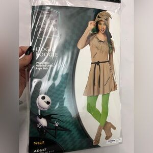 Women’s Oogie Boogie Costume - Tan and Green